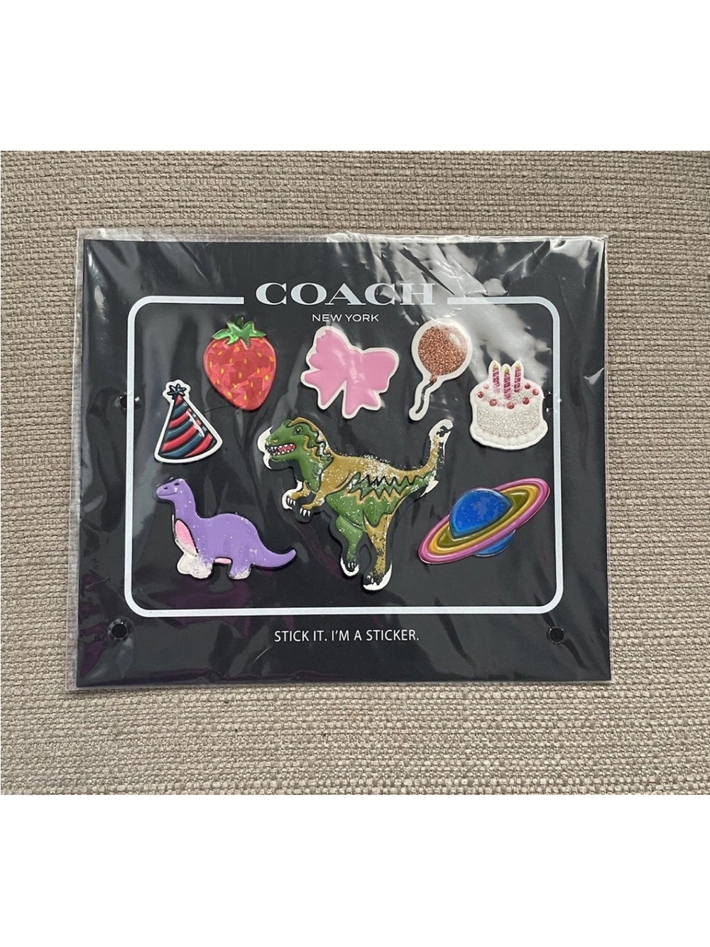 Coach Rexy 10th Birthday Sticker Set NWT